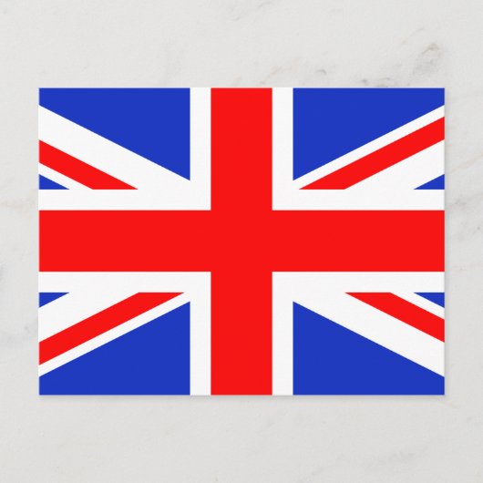 "UNION JACK" POSTKARTE (Vorderseite)
