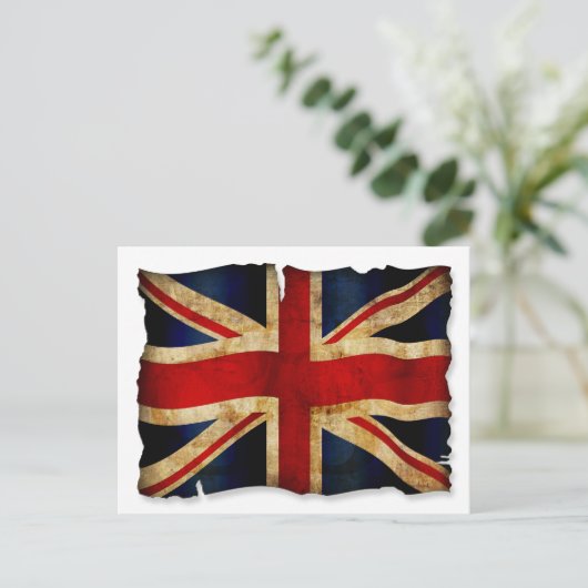 Union Jack Postkarte (Stehend Vorderseite)