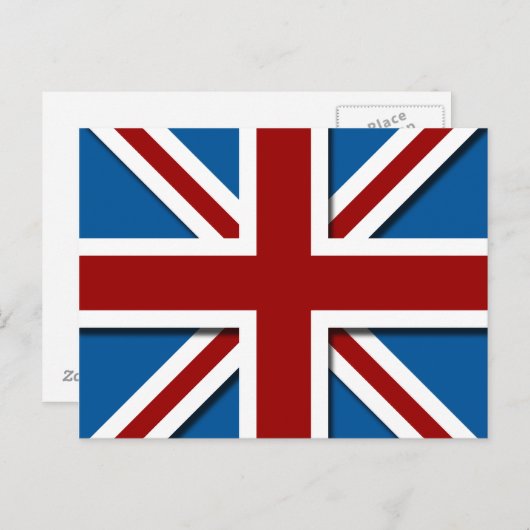Union Jack Postkarte (Vorne/Hinten)