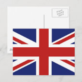 Union Jack Postkarte (Vorne/Hinten)