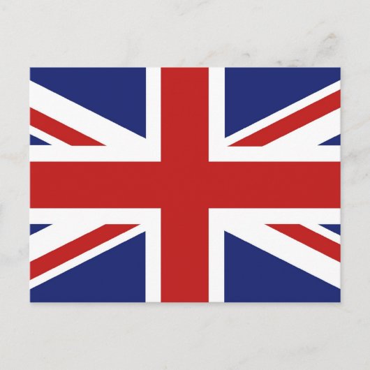 Union Jack Postkarte (Vorderseite)