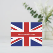 Union Jack Postkarte (Stehend Vorderseite)