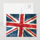 Union Jack Postkarte (Vorne/Hinten)