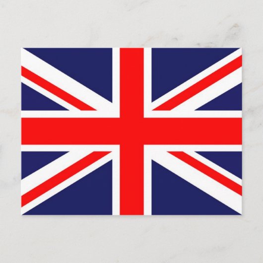 Union Jack Postkarte (Vorderseite)