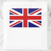 Union Jack Rechteckiger Aufkleber (Tasche)