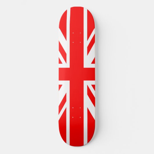 Union Jack Red Skateboard (Vorderseite)