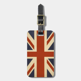 Union Jack Retro Gepäckanhänger