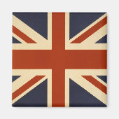 Union Jack Retro Magnet (Vorne)