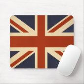 Union Jack Retro Mousepad (Mit Mouse)