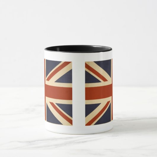 Union Jack Retro Tasse (Zentrum)