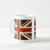 Union Jack Retro Tasse (Vorderseite Links)