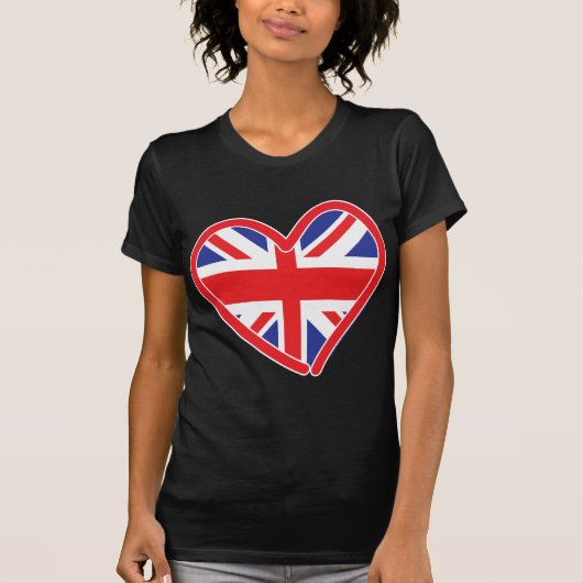 Union Jack Royal Heart T-Shirt (Vorderseite)