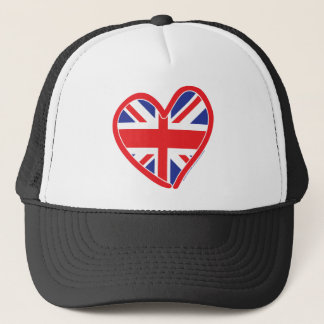 Union Jack Royal Heart Truckerkappe