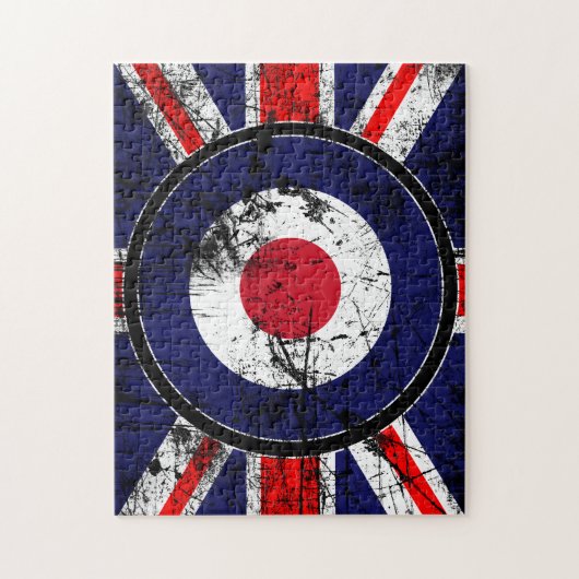 Union Jack-Rundel-Target-Mods UK Puzzle (Vertikal)