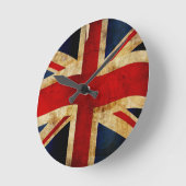 Union Jack Runduhr Runde Wanduhr (Winkel)