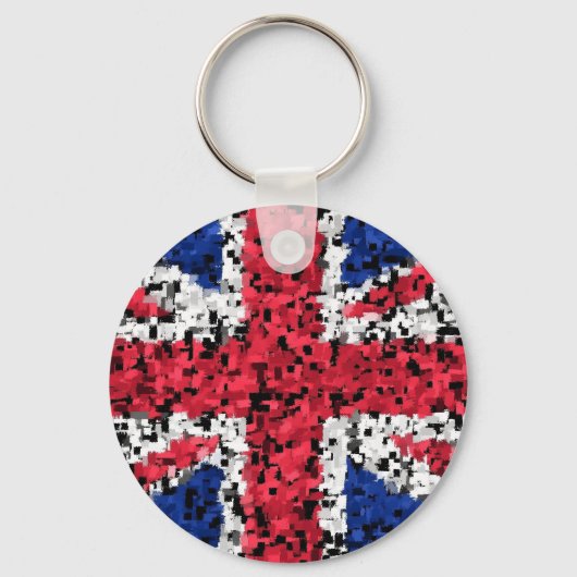 Union Jack - Schlüsselring Schlüsselanhänger (Vorderseite)