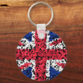 Union Jack - Schlüsselring Schlüsselanhänger (Vorderseite)