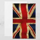 Union Jack Schreibwaren Briefpapier (Vorne/Hinten)