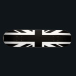 Union Jack ~ Schwarz und Weiß Skateboard<br><div class="desc">Dieser Union Jack ist mit Weiß und Schwarz nach Belieben eingefärbt.</div>