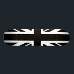 Union Jack ~ Schwarz und Weiß Skateboard<br><div class="desc">Dieser Union Jack ist mit Weiß und Schwarz nach Belieben eingefärbt.</div>