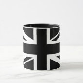 Union Jack ~ Schwarz und Weiß Tasse (Zentrum)