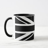Union Jack ~ Schwarz und Weiß Tasse (Links)
