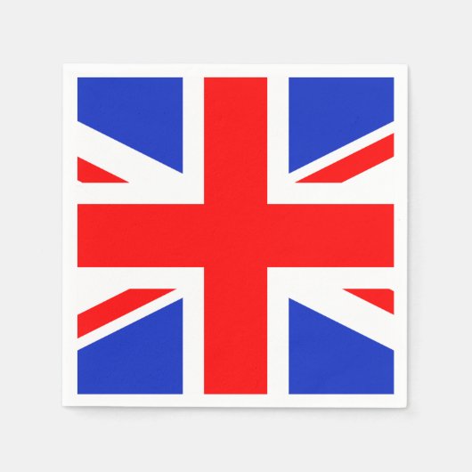 "UNION JACK" SERVIETTE (Vorderseite)