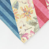 Union Jack | Shabby Chic Fleecedecke (Ecke)
