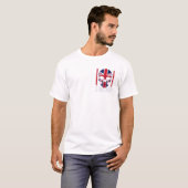 Union Jack Skull Graphic Design T - Shirt (Vorne ganz)