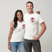 Union Jack Skull Graphic Design T - Shirt (Unisex)