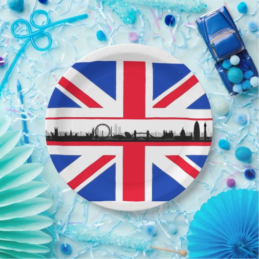 Union Jack Skyline London Theme Party Paper Teller (Party)