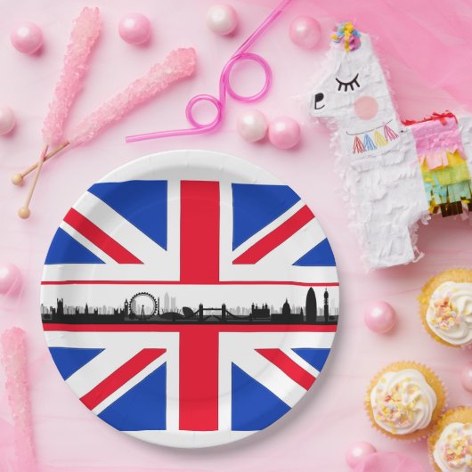 Union Jack Skyline London Theme Party Paper Teller (Party)