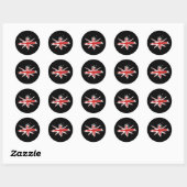 Union Jack Spritzer Sticker (Blatt)