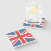 Union Jack Steinuntersetzer (Seitenansicht)