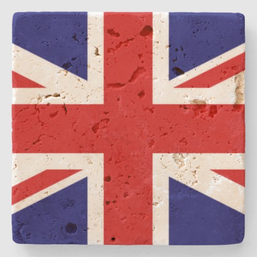 Union Jack Stone Untersetzer (Vorderseite)