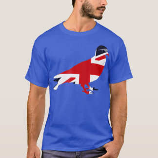 Union Jack Sunglasses Pigeon Bird Britische Flagge T-Shirt