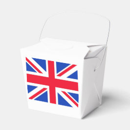Union Jack Takeaway Favor Box Geschenkschachtel