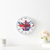 Union Jack Teapot Wall Uhr (Zuhause)