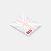 Union Jack, Telefonzelle Post-it Klebezettel (angewinkelt)