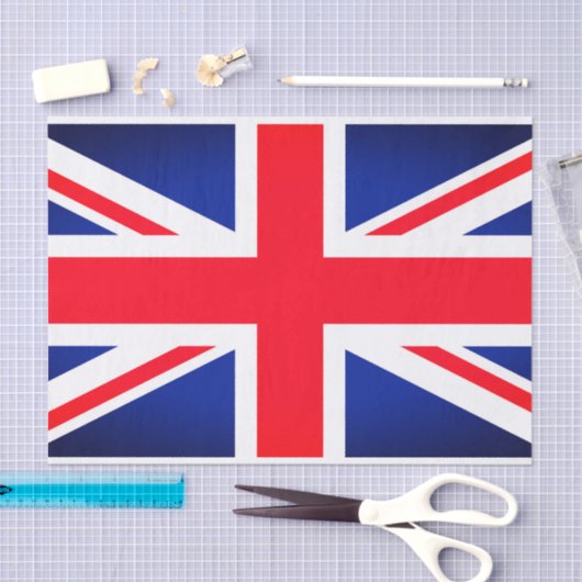 Union Jack Tissue Paper Seidenpapier (Handwerk)