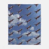 Union Jack Typhoon Fleecedecke (Vorderseite)