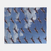 Union Jack Typhoon Fleecedecke (Vorderseite (Horizontal))