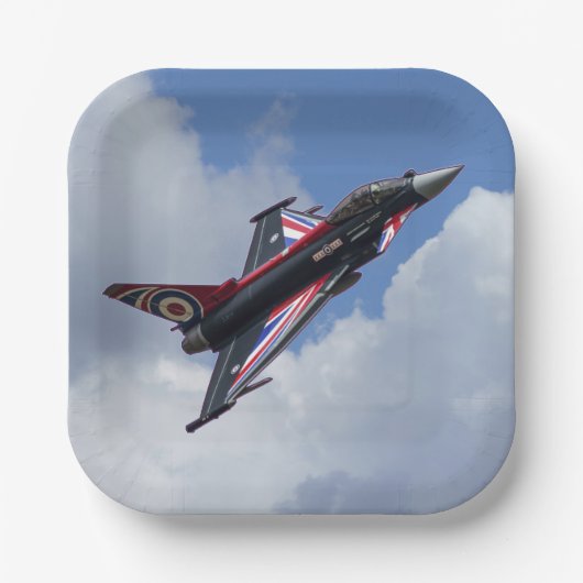 Union Jack Typhoon Pappteller (Vorderseite)