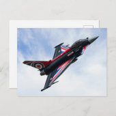 Union Jack Typhoon Postkarte (Vorne/Hinten)