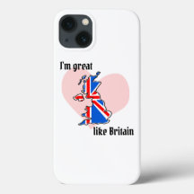 Union Jack UK britisches Design mit Herz