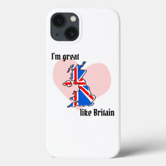 Union Jack UK britisches Design mit Herz Case-Mate iPhone Hülle