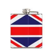 Union Jack - UK-Flagge Flachmann (Rückseite)