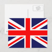 Union Jack - UK-Flagge Postkarte (Vorne/Hinten)