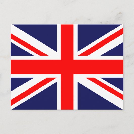Union Jack - UK-Flagge Postkarte (Vorderseite)