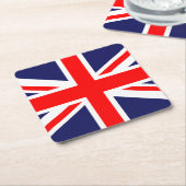 Union Jack - UK-Flagge Rechteckiger Pappuntersetzer (angewinkelt)